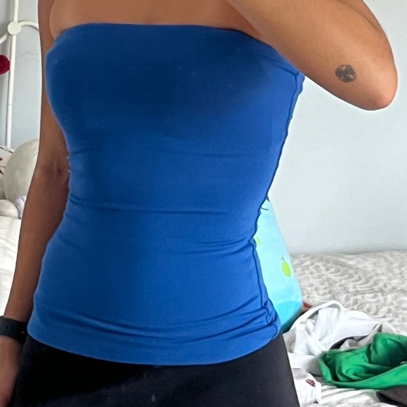 Contour hip tube top. Jazz blue size 2XS. - Picture 1 of 2